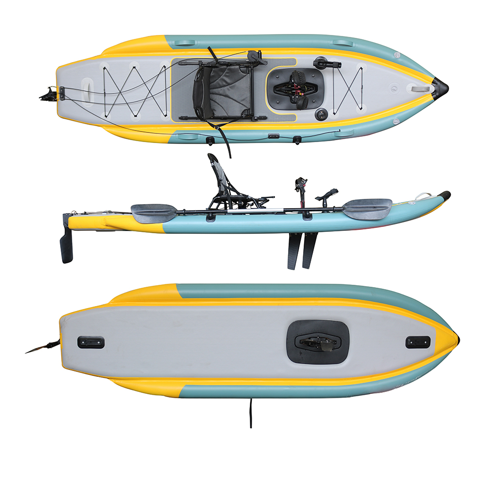 Fishing Kayak Sit In - Kayak de pêche gonflable pliable en