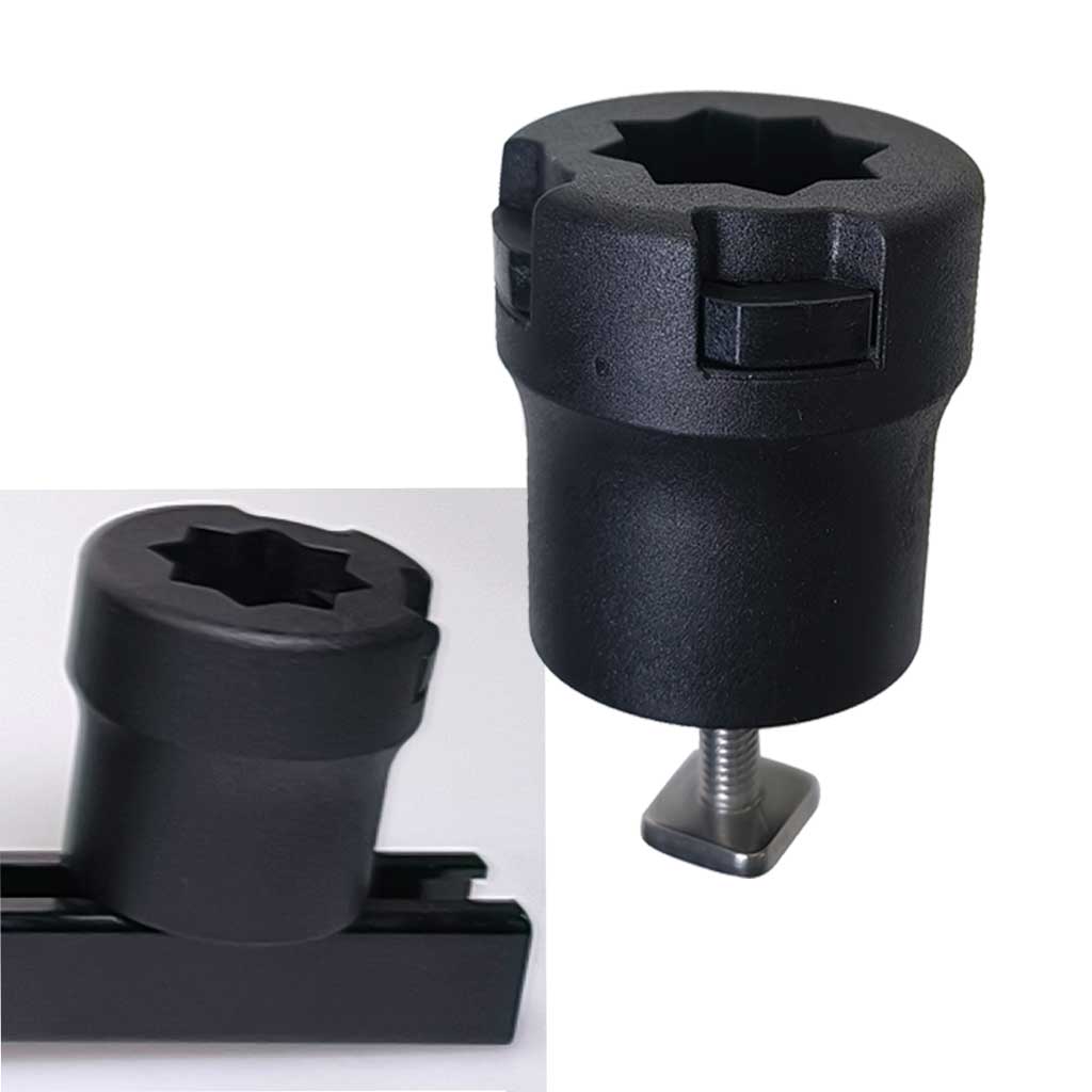Fishing Kayak Fish Finder Mount - 1 pièce Adaptateur de rail de
