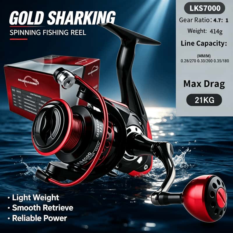 GOLD SHARKING - Moulinet de pê - Abu Garcia Reel Max avis et prix
