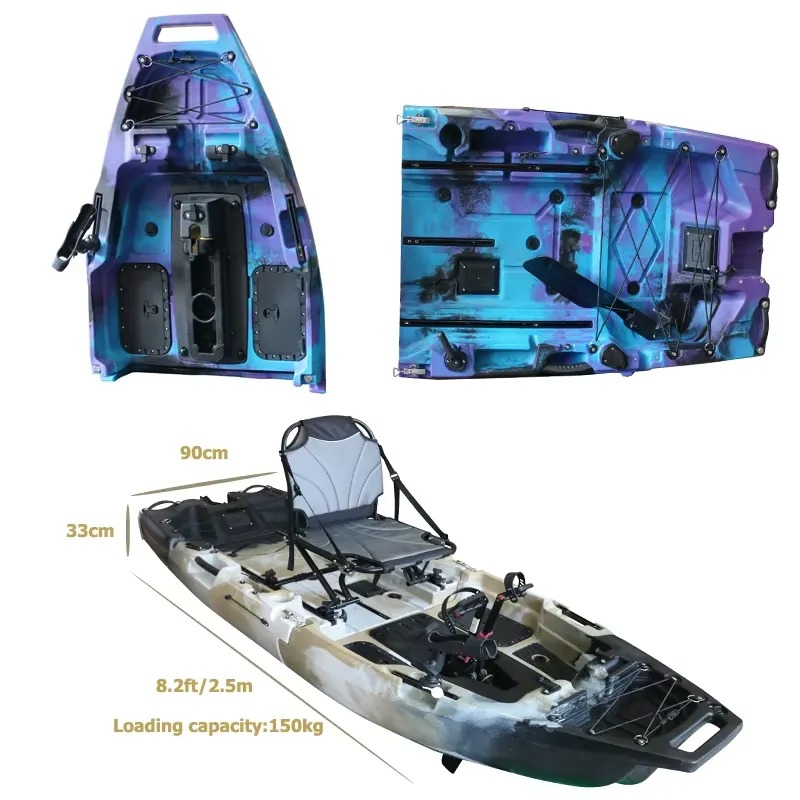 Kayak modulaire monoplace de 8 - Fishing Kayak Seat avis et prix
