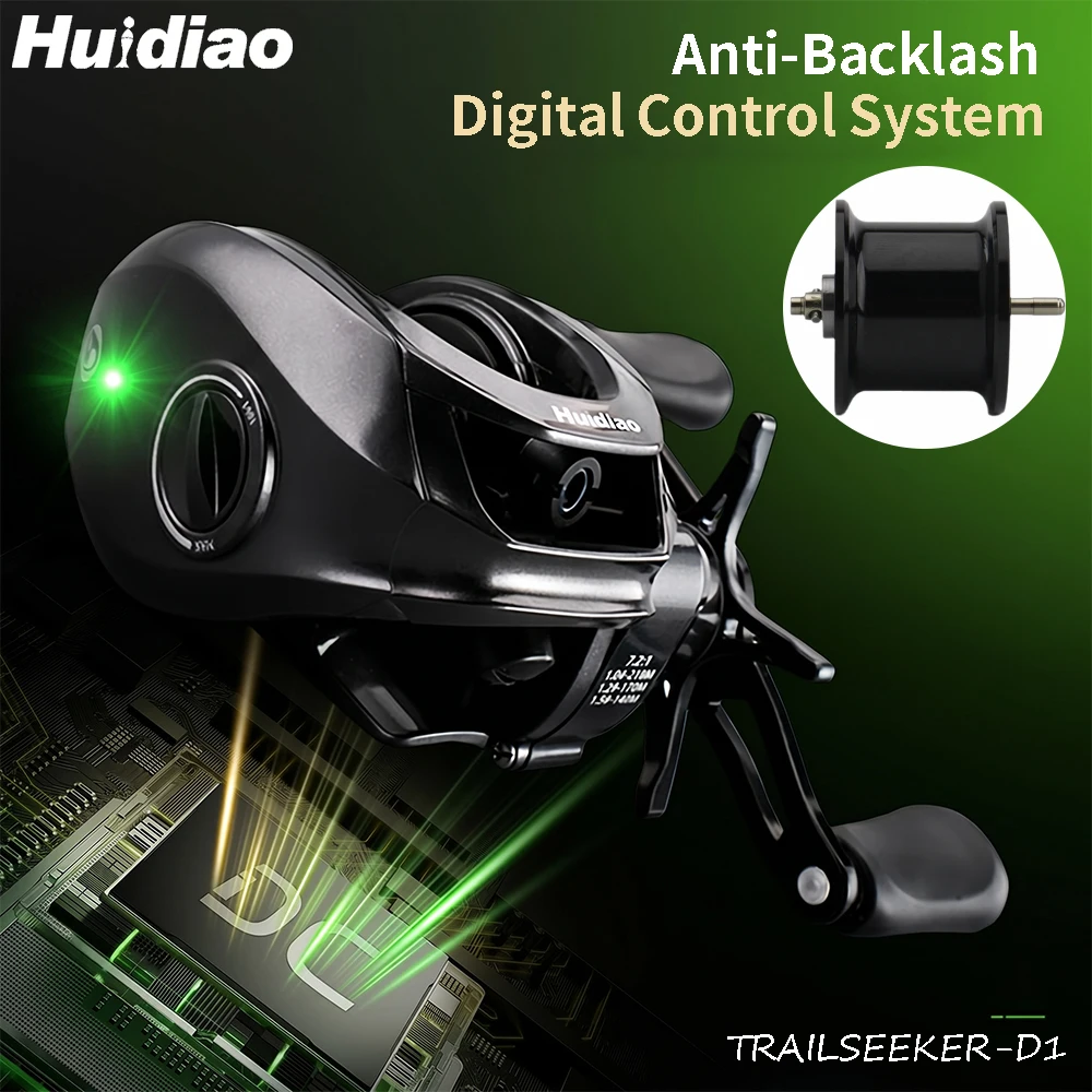 Huidiao TRAILSEEKER DC Baitcas - Kastking Reel Zephyr avis et prix