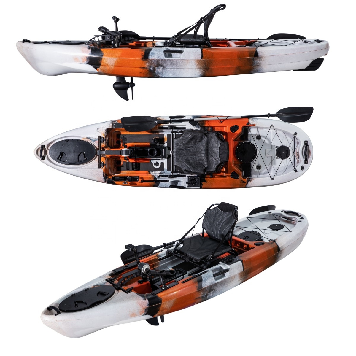Canoë de pêche en plastique po - Fishing Kayak Pedal Drive avis et prix