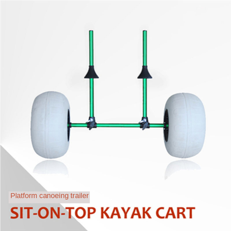 Remorque de kayak pliable vert - Fishing Kayak Cart avis et prix